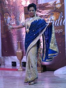 Contestant. Miss India Trinidad and Tobago Pageant, Chaguanas. 2018