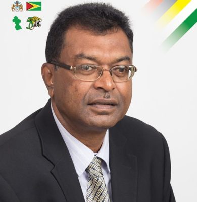 Minister of Public Security Khemraj Ramjattan. Photo credit: DPI, Guyana Government.