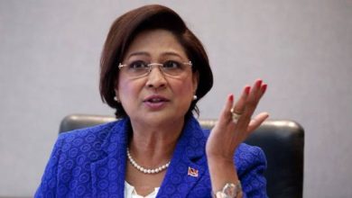 Kamla Persad-Bissessar. Photo credit: CNC3 TV