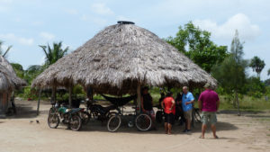 Amerindian building in Rupununi Savannah